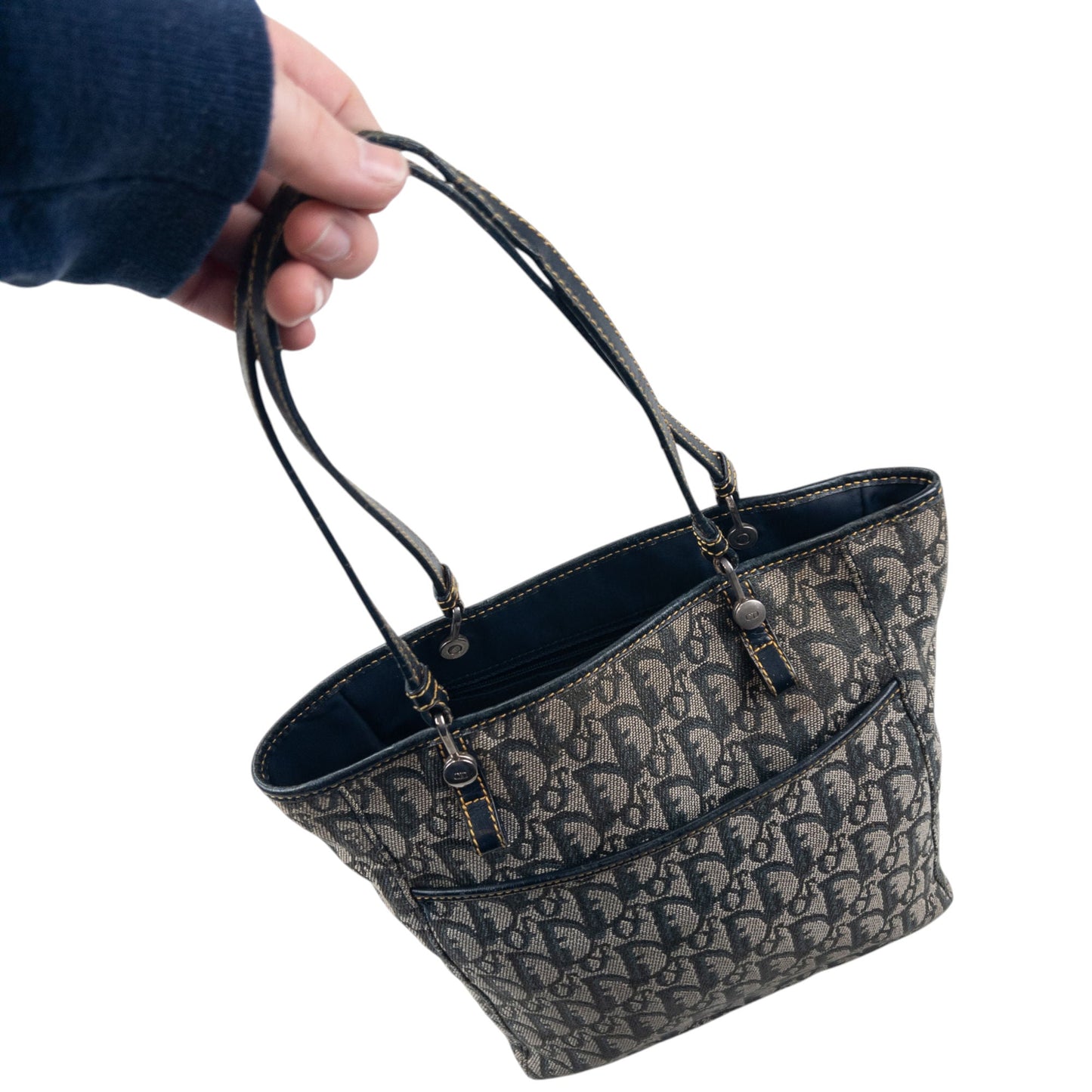 Vintage Dior Monogram Shoulder Bag