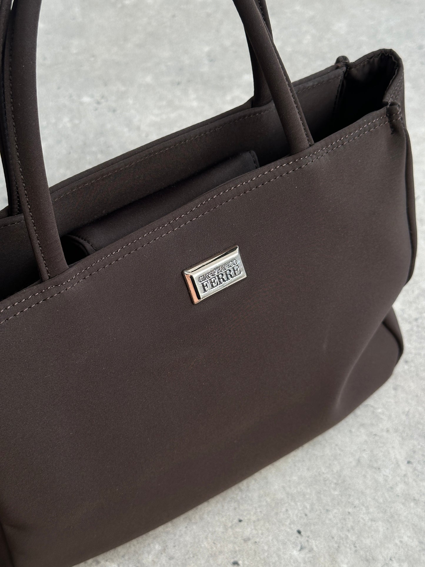 Gianfranco Ferre 2000s Logo Shoulder Bag