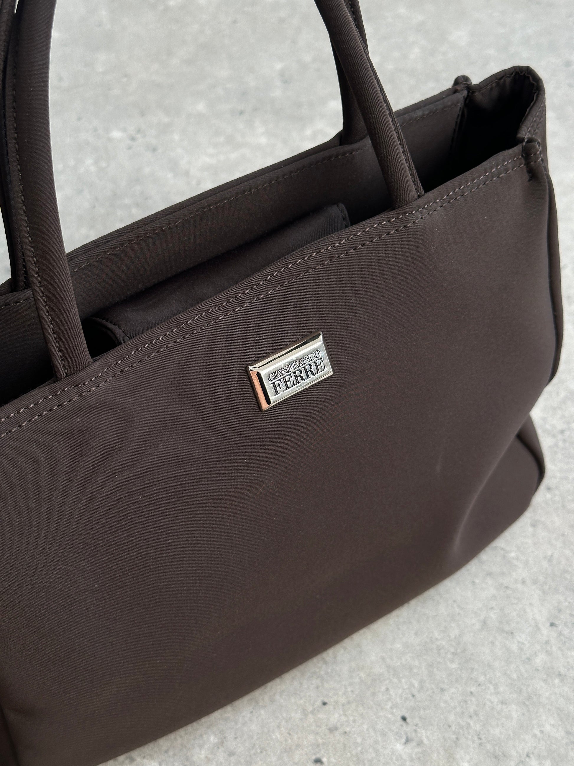 Gianfranco Ferre 2000s Logo Shoulder Bag