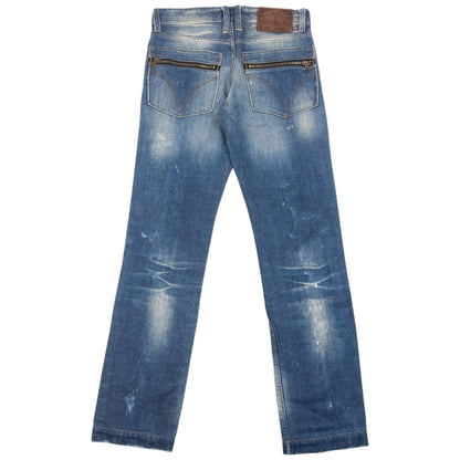 Vintage 2000s Dolce & Gabbana Audacious Denim Jeans Size W30 | W30, Blue