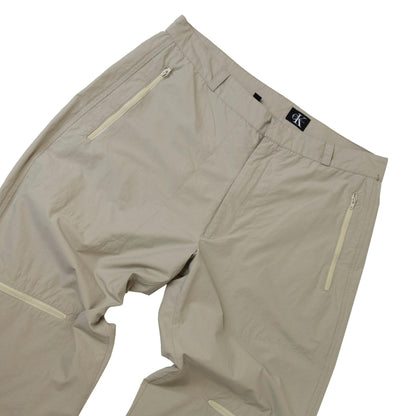 Calvin Klein Taupe Lightweight Utility Cargos