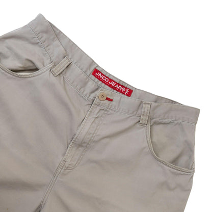 JNCO Beige Cargo Jorts