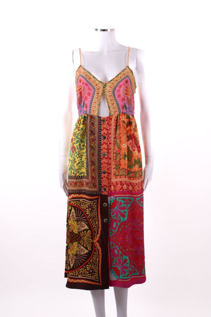 Farm Rio Cami Midi Dress Multi S | Default Title, Red
