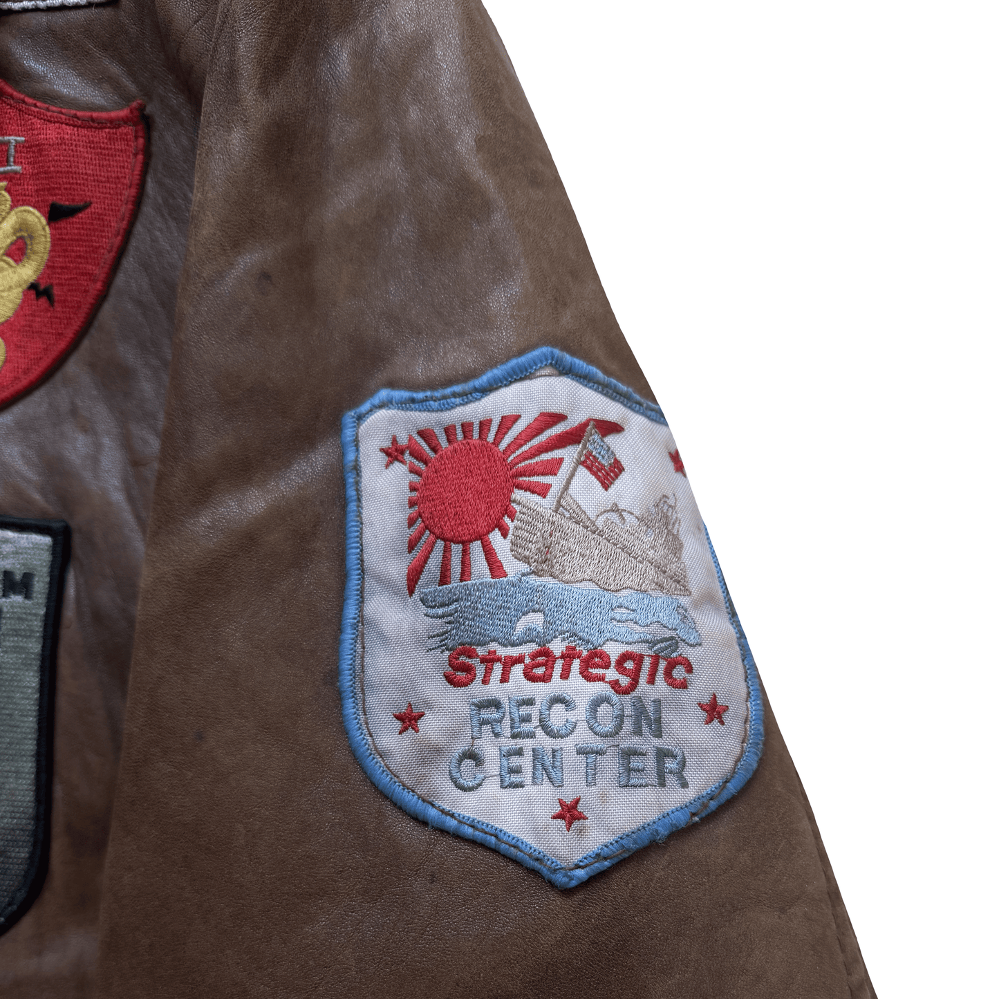 Avirex 1987 Top Gun G-1 Flight Jacket - L | Large, Brown