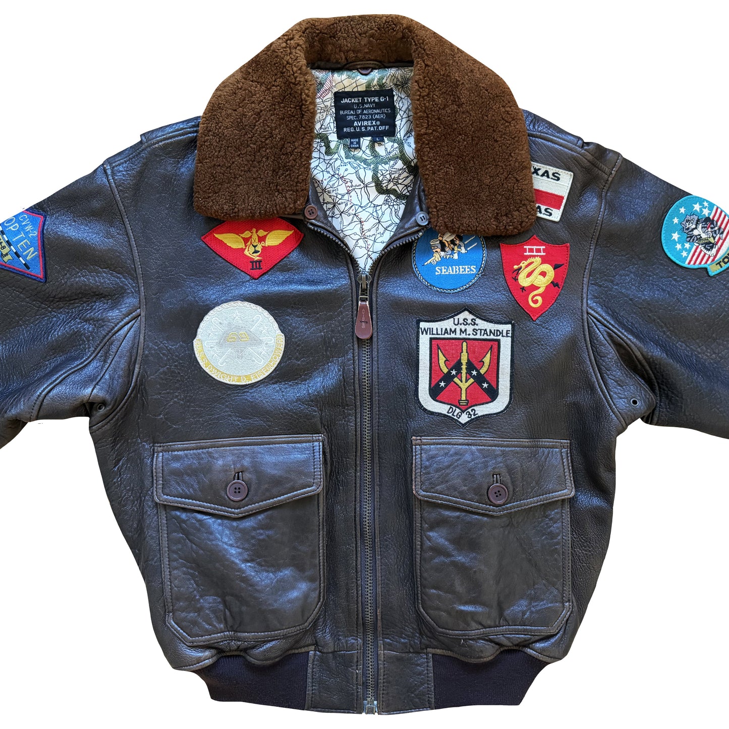 Avirex Top Gun G-1 Flight Jacket Original - L