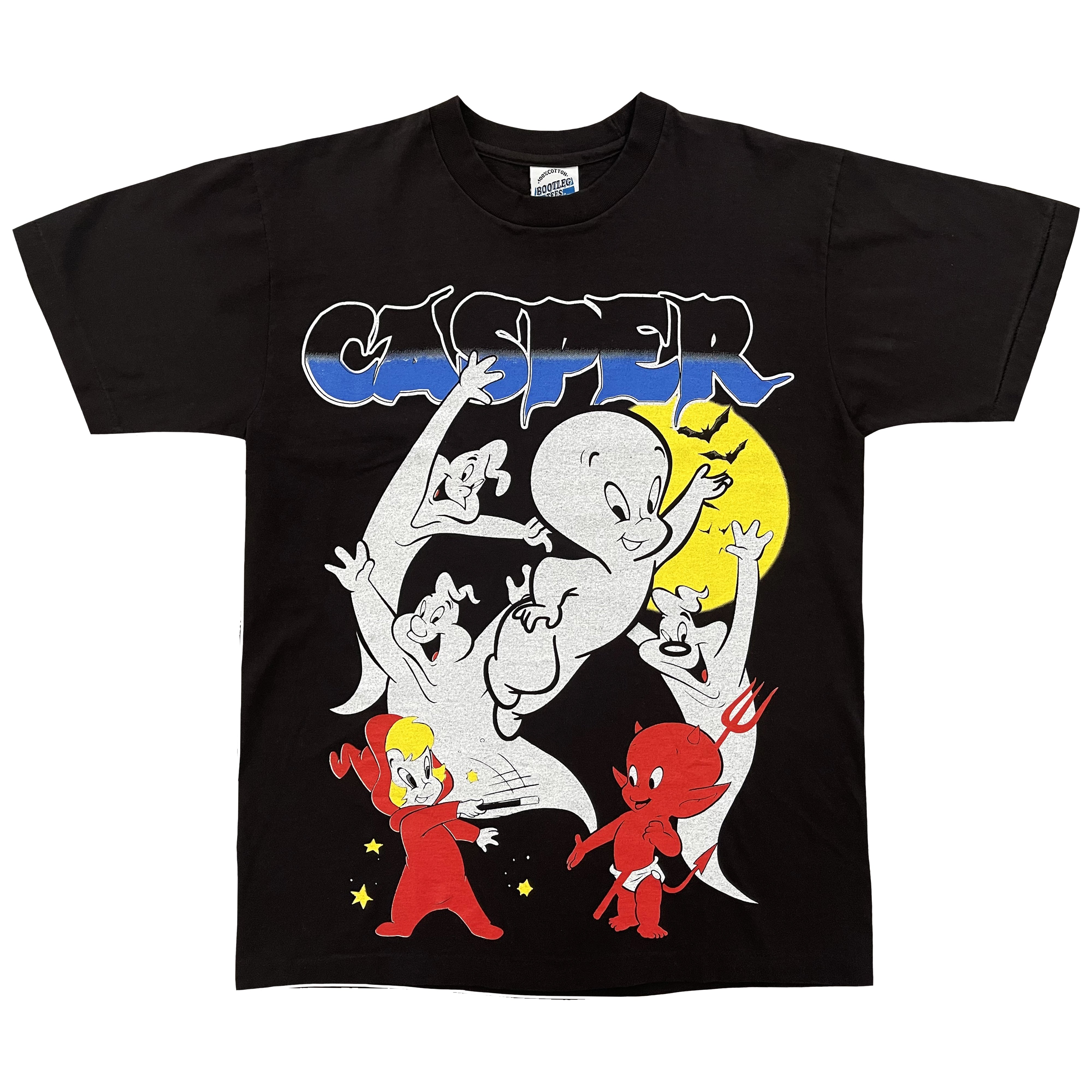 Vintage casper all discount over print tee