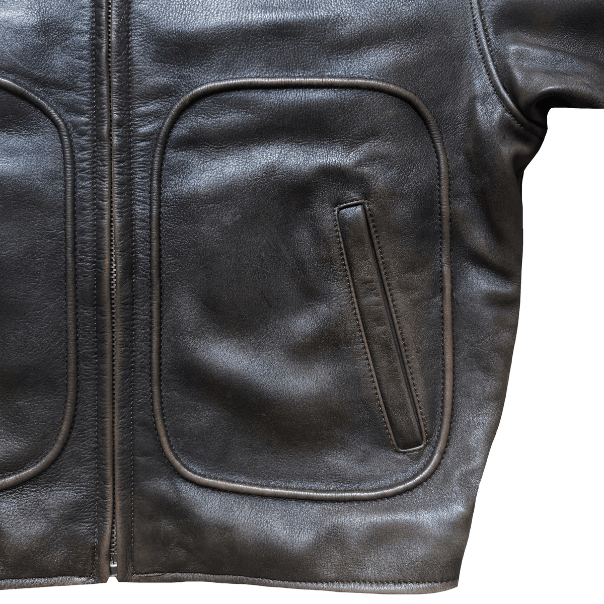 Avirex 1980's G-1 Heavyweight Leather Flight Jacket - M / L | Medium, Brown