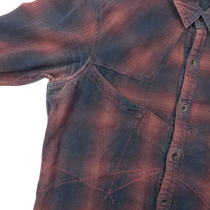 Vintage 2000s Marithe + Francois Girbaud Long Sleeve Button Up Shirt Size M | Medium, Grey