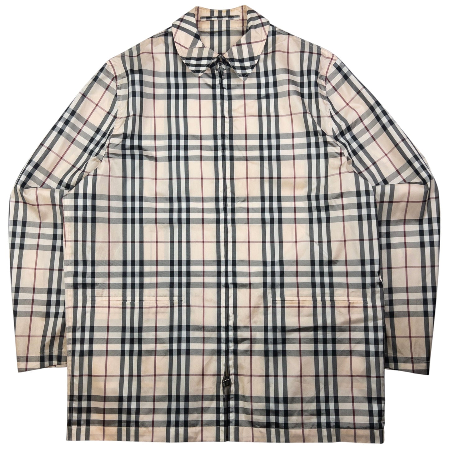 Vintage Burberry Nova Check Packable Jacket Size XL
