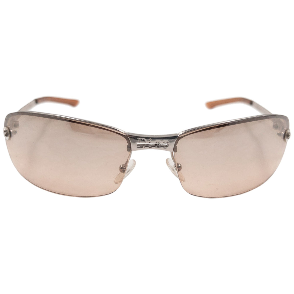Vintage 2000s Dior Adiorable By John Galliano Rimless Sunglasses | O/S, Beige