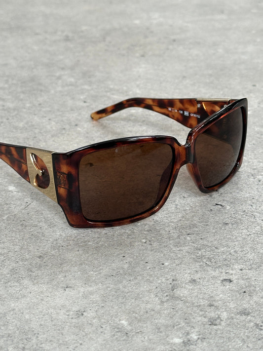 Gianfranco Ferre 1990s Oversized Square Logo Sunglasses