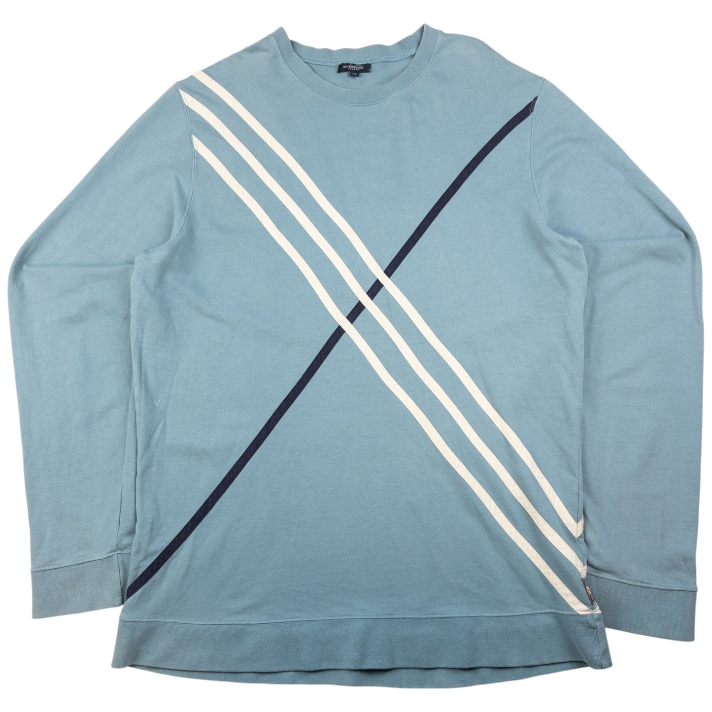 Vintage Burberry Striped Lightweight Jumper Size XL