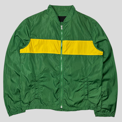 Prada Milano SS00 Apple Green Nylon Panelled Windbreaker Jacket - IT54 (L) | Default Title, Green