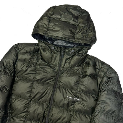 Montbell Superior Down Parka Puffer Jacket In Dark Green (US/EUR XL) | XL, Green