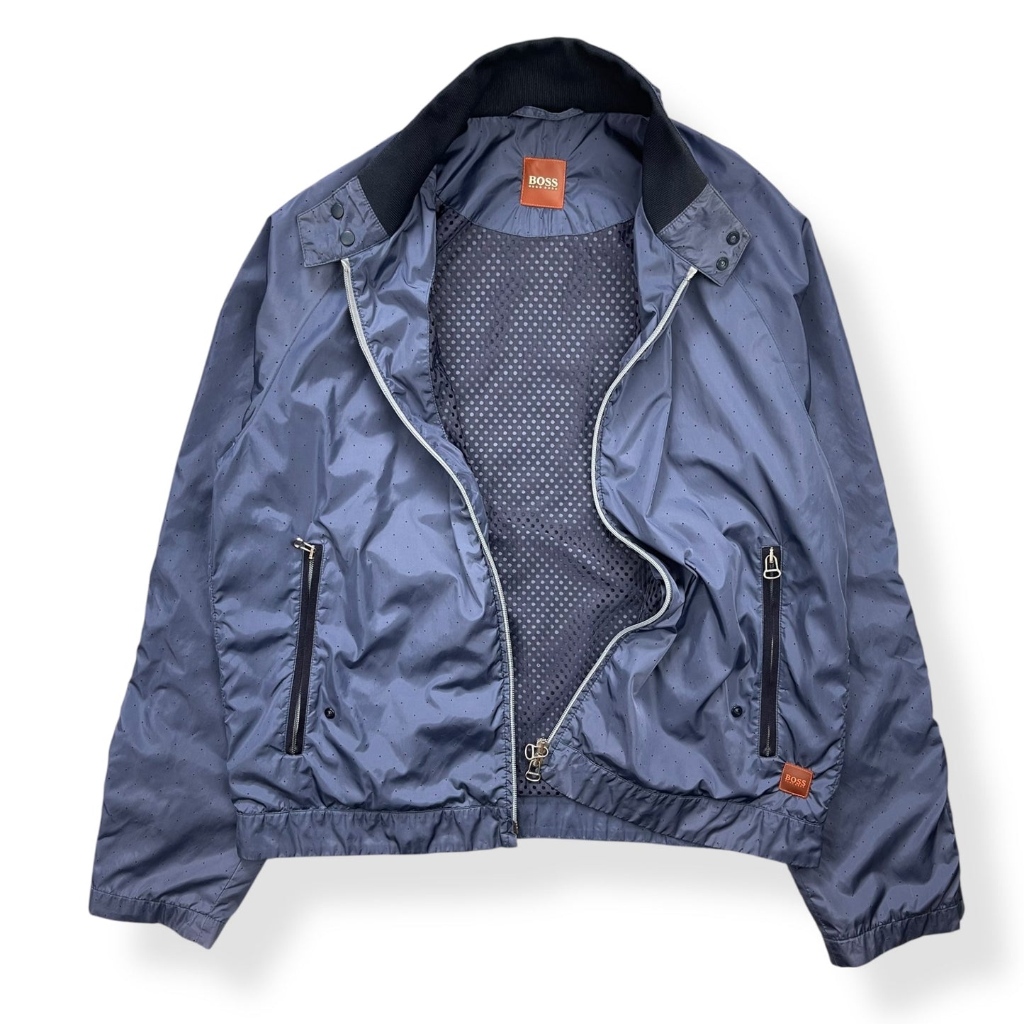 2000's Hugo Boss 'Orange' Perforated Nylon Jacket (L) | Default Title, Orange