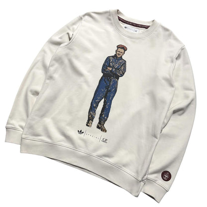 CP Company Adidas Spezial Pullover | Large, Cream