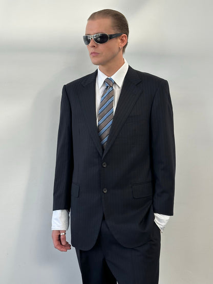 Burberry London Charcoal Pinstripe Two-Piece Suit