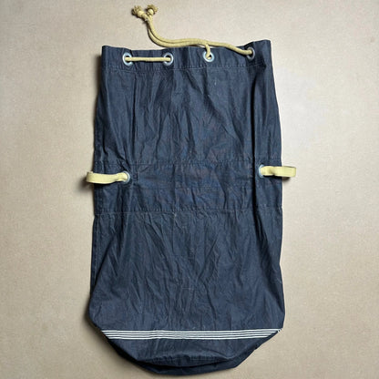 S/S 1986 Midnight Grey Sail Cloth Marina Duffle Sack