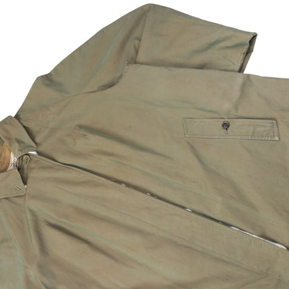 Vintage 80s Burberry Commander II Nova Check Lined Trench Jacket Size XL