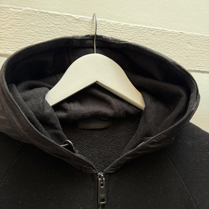 Prada Sport Zip Up Hoodie (XL) | Extra Large, Black