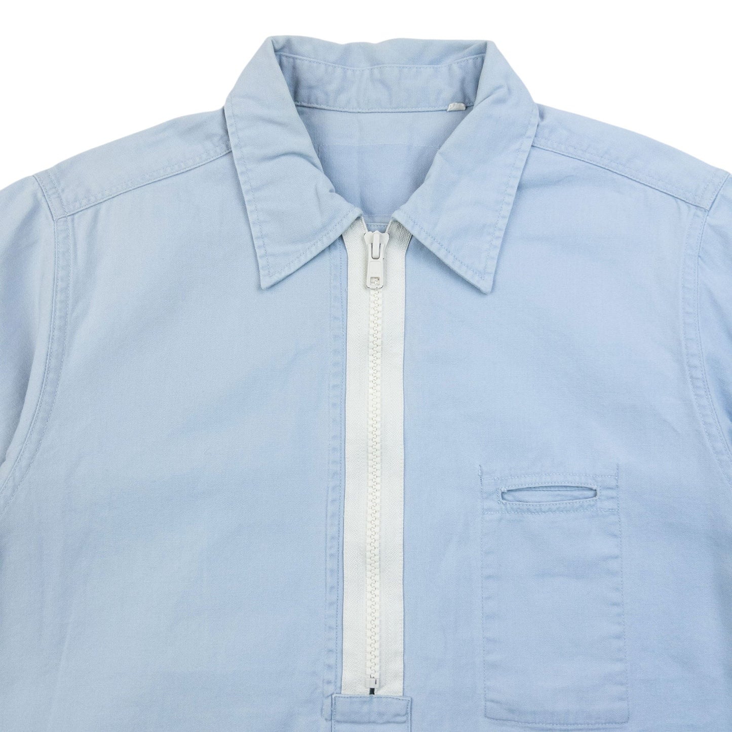 Vintage Engineered Garments Q Zip Shirt Size M | Medium, Blue