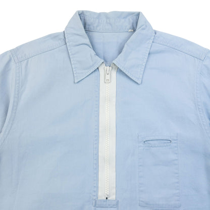 Vintage Engineered Garments Q Zip Shirt Size M | Medium, Blue