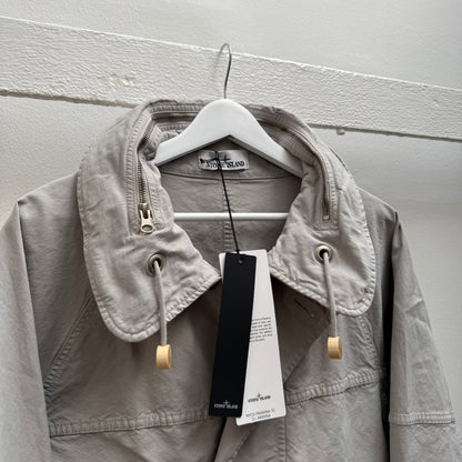 BNWT Stone Island SS26 Nyco Panama Marina Sail Jacket (L) | Large, Grey
