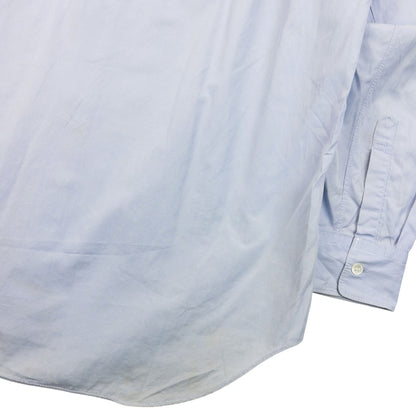 Vintage 2000s Comme Des Garçons HOMME Plus Long Sleeve Button Up Shirt Size S | Small, Blue