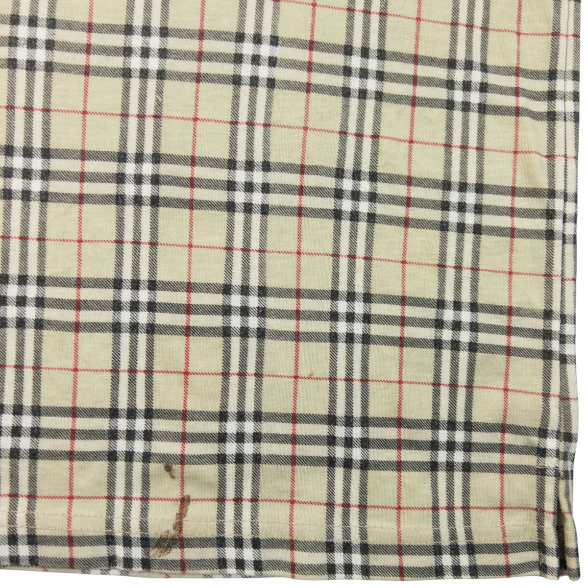 Vintage 90s Burberry Nova Check Polo Shirt Size M | Medium, Beige