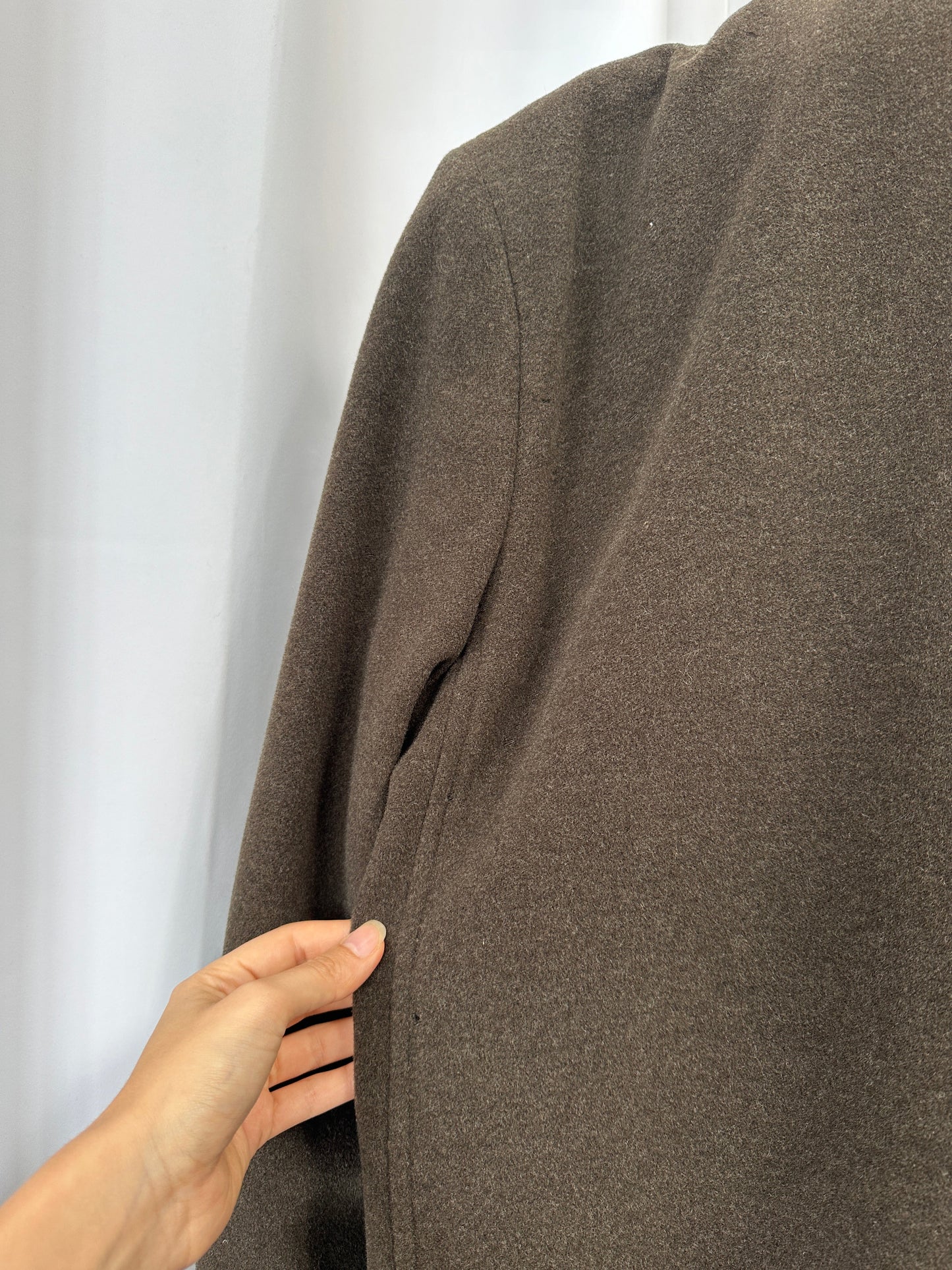 Giorgio Armani Le Collezioni 1990s Pure Wool Double Breasted Coat - XL/XXL