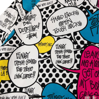 Vintage Stussy Speech Bubble Zip Up Hoodie Size S