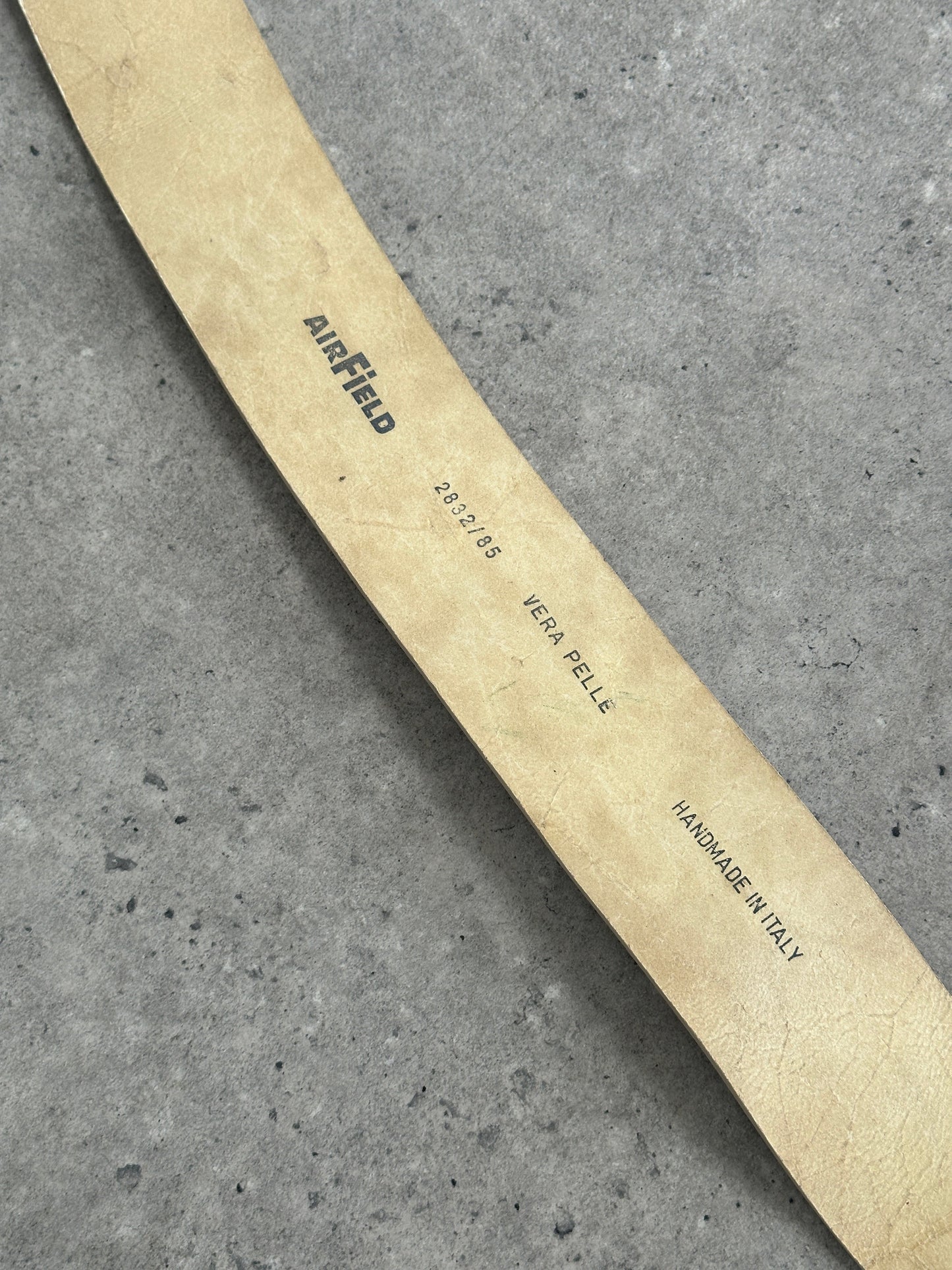 Italian Vintage 1990s Chrome Chunky Leather Belt- 28-32”