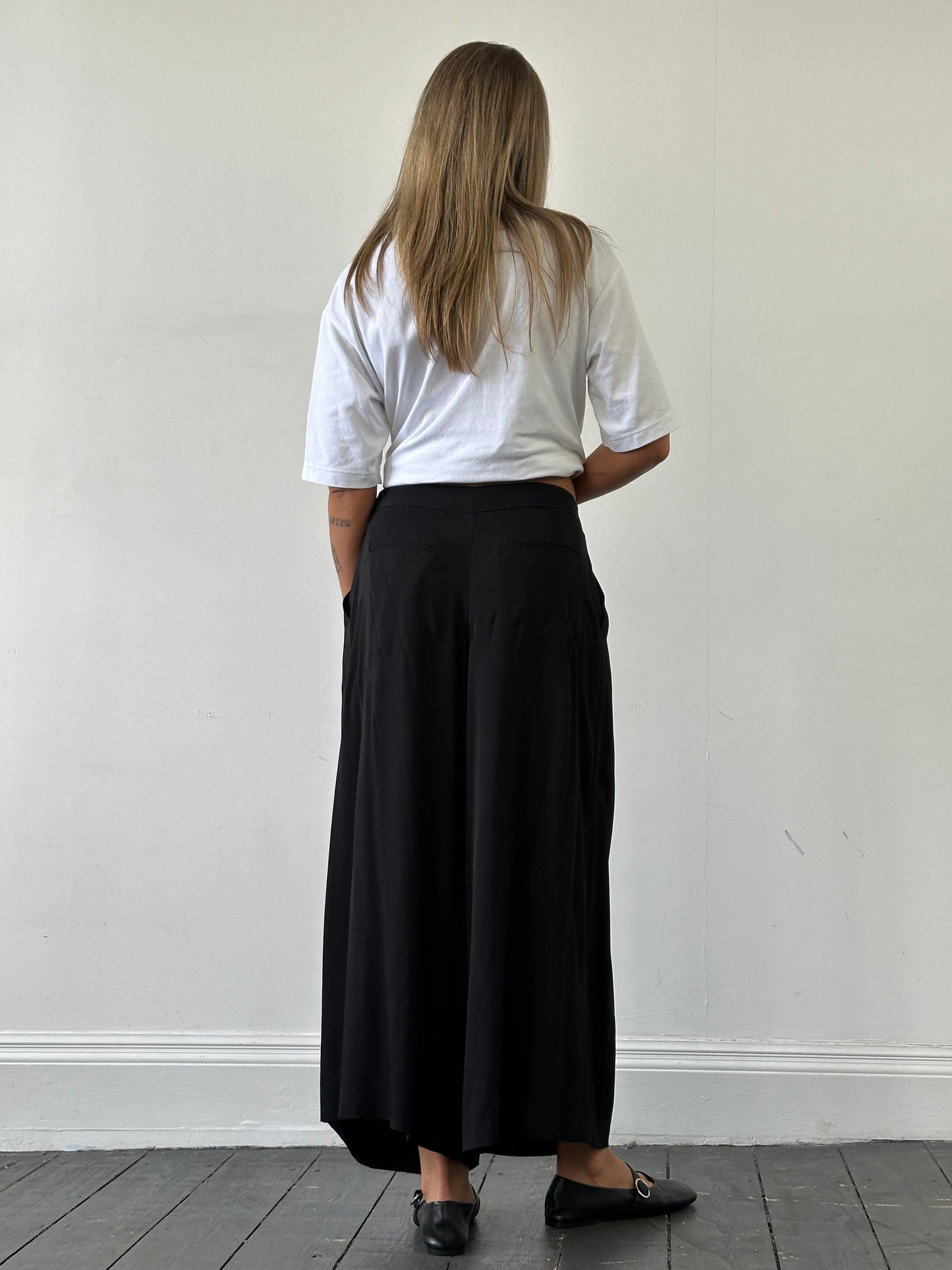 Jigsaw Wide Leg Pleated Culottes - W28 - Known Source