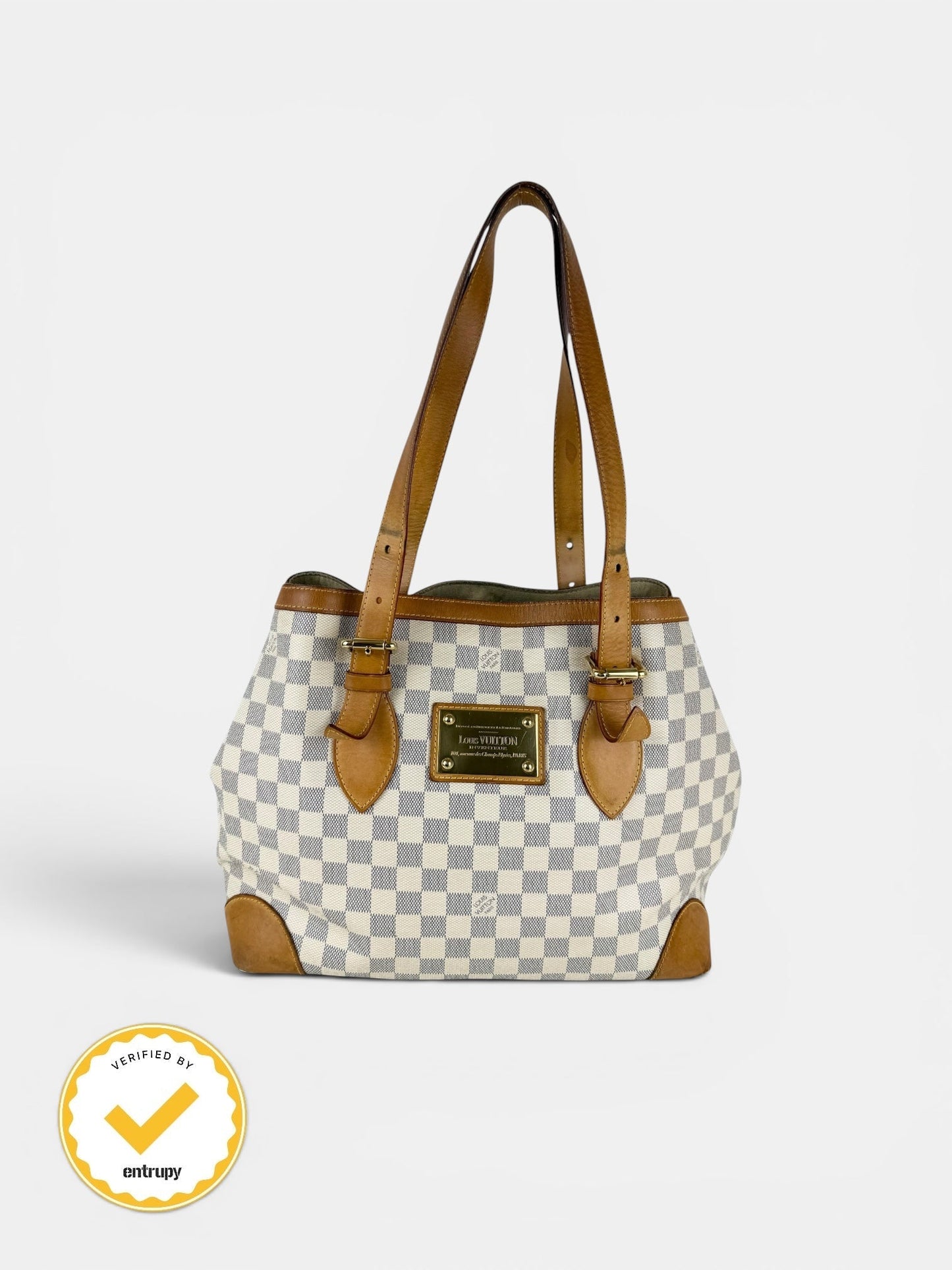 2007 Louis Vuitton Damier Azur Hampstead MM Handbag | O/S, Multicoloured