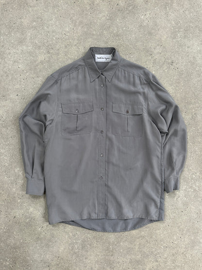 Vintage 1990s Relaxed Pure Silk Shirt - L