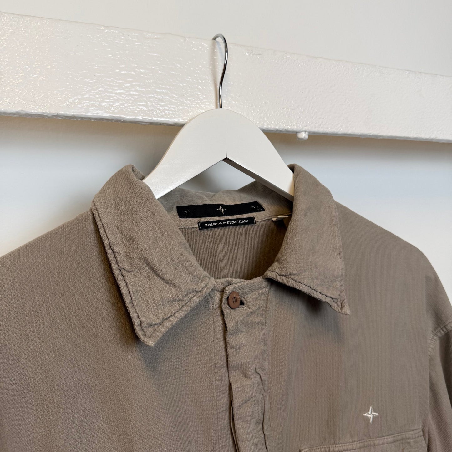 00’s Stone Island Denims Shirt (XL) | XL, Khaki