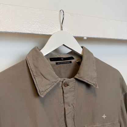 00’s Stone Island Denims Shirt (XL) | XL, Khaki