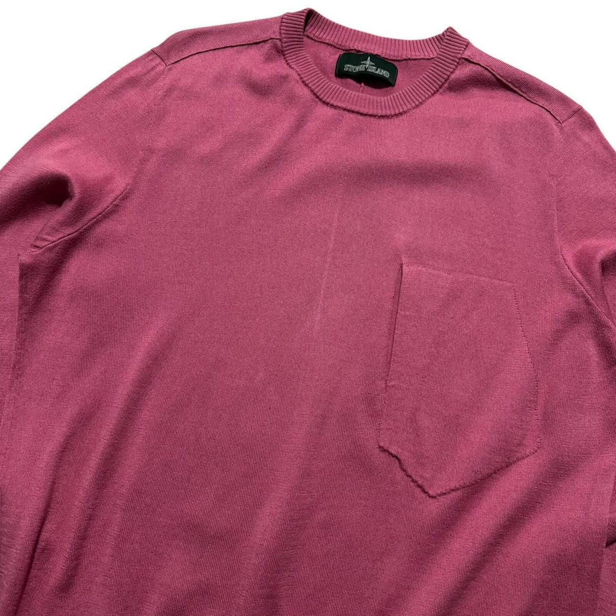 Stone Island Shadow Project Pullover Jumper | Large, Raspberry