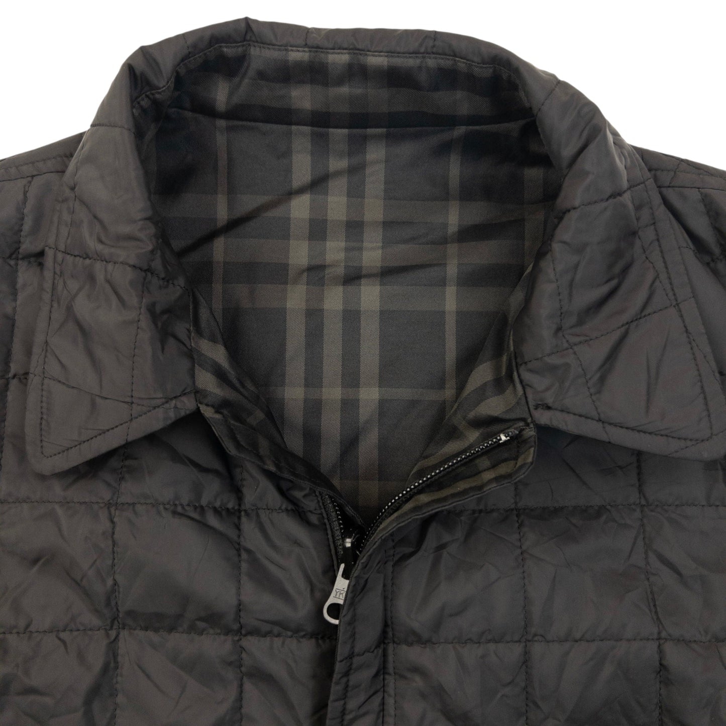 Vintage 2000s Burberry Nova Check Reversible Jacket Size L | Large, Black