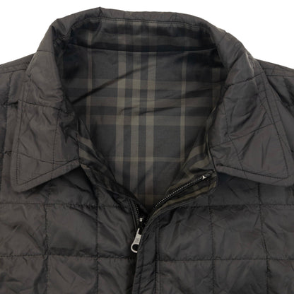 Vintage 2000s Burberry Nova Check Reversible Jacket Size L | Large, Black