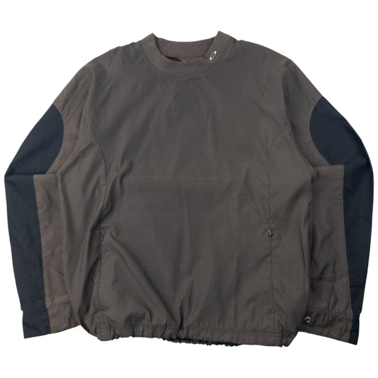 Vintage 90s Oakley Side Zip Pullover Jacket Size M | Medium, Black