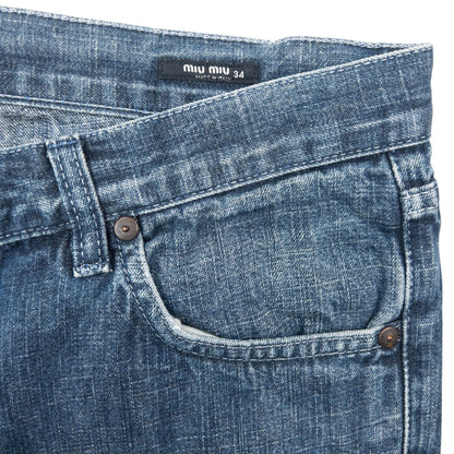 Vintage 2000s Miu Miu Denim Jeans Size W33 | W33, Blue