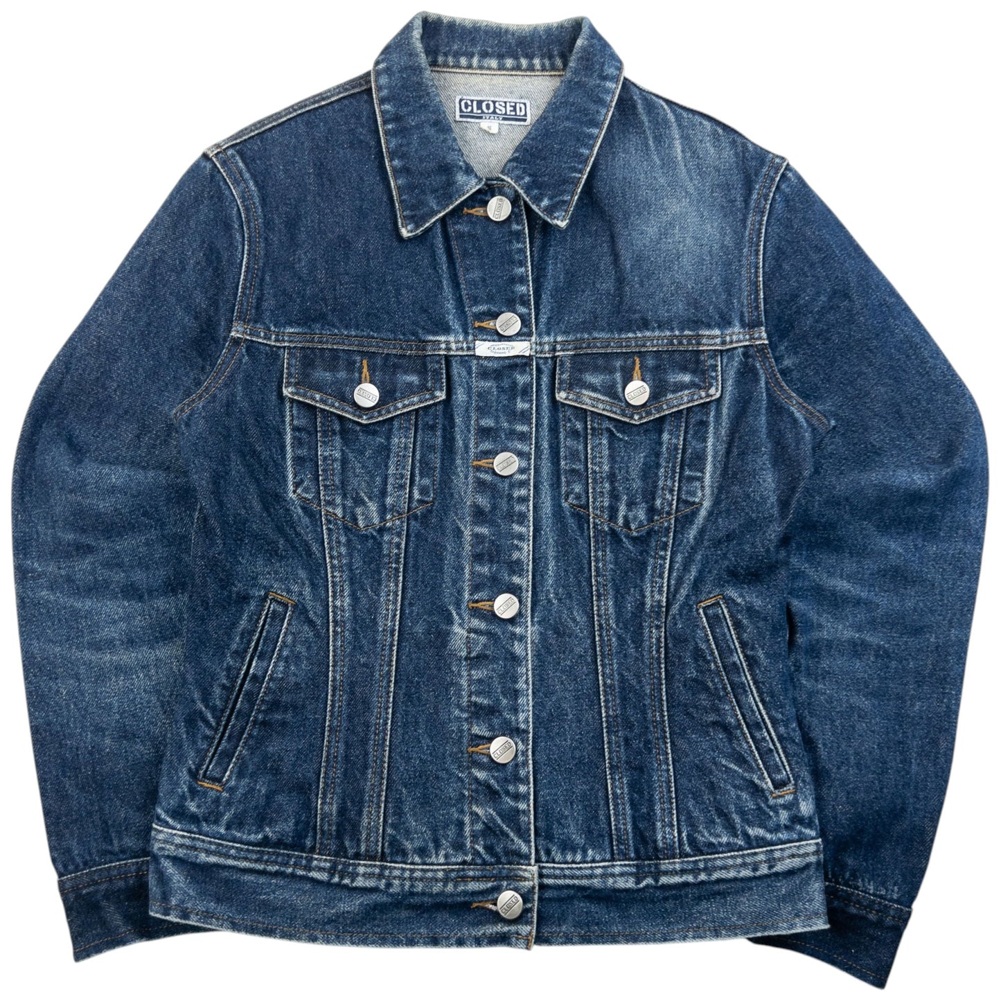 Vintage 80s Marithe + Francois Girbaud CLOSED Denim Jacket Womens Size S | Small, Blue