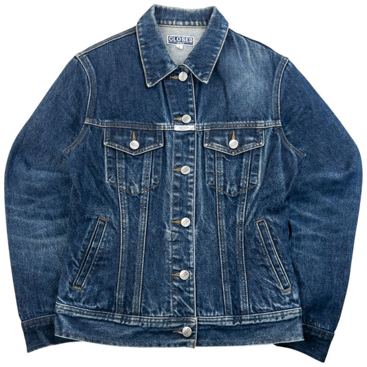 Vintage 80s Marithe + Francois Girbaud CLOSED Denim Jacket Womens Size S | Small, Blue