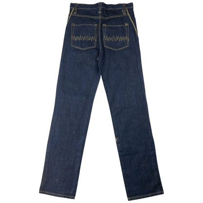 Vintage Marithe + Francois Girbaud Embroidered Denim Jeans Size W30