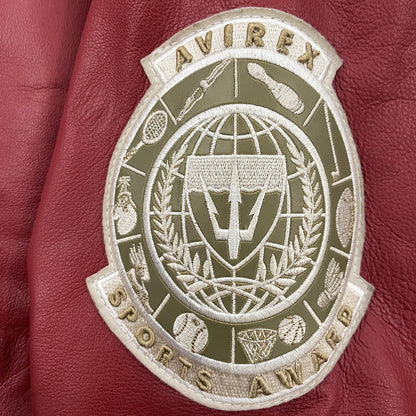 Avirex USNA Leather Varsity Jacket - M