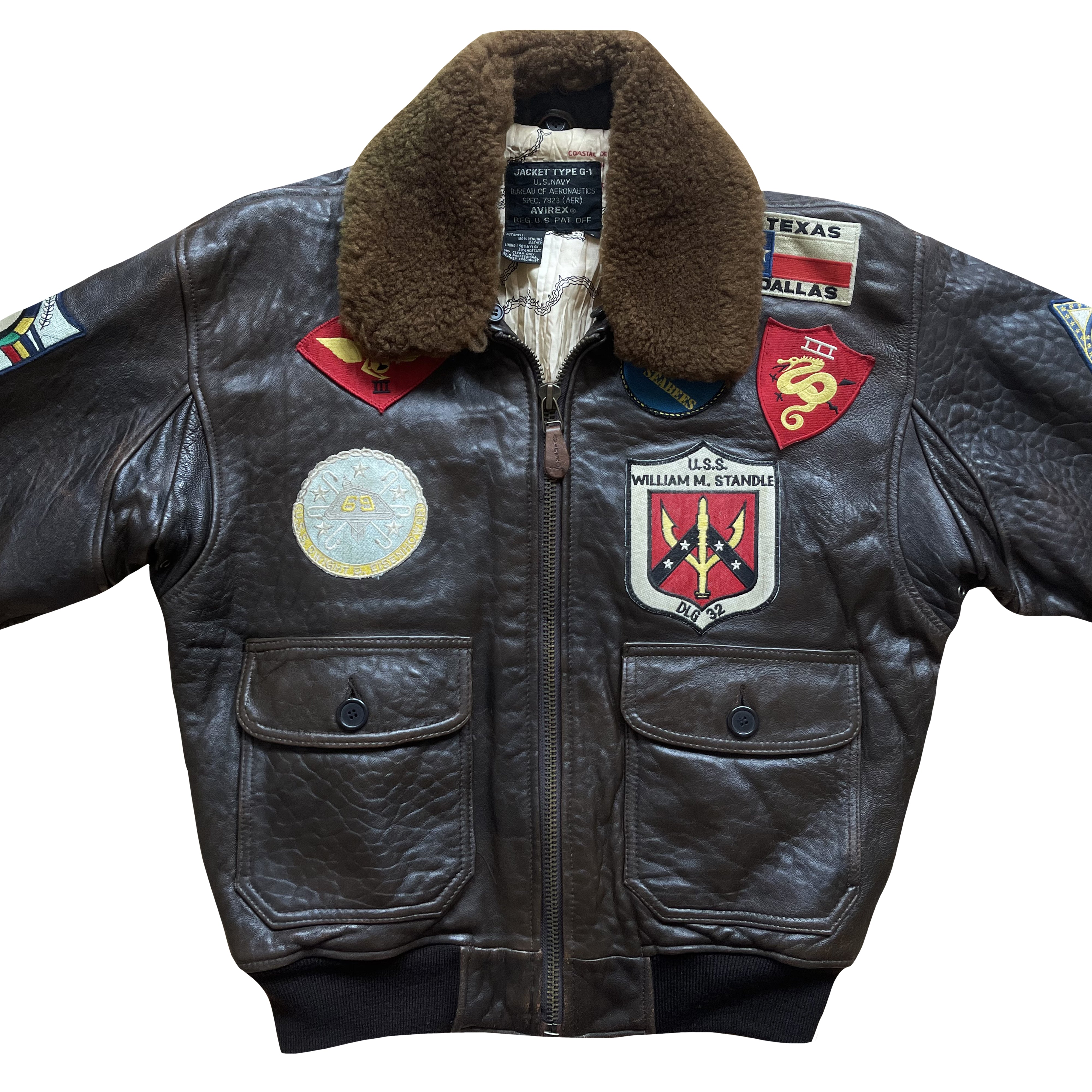 Avirex Top Gun G-1 Flight Jacket - S ⁄ M 90s AVIREX TOP GUN MA-1 