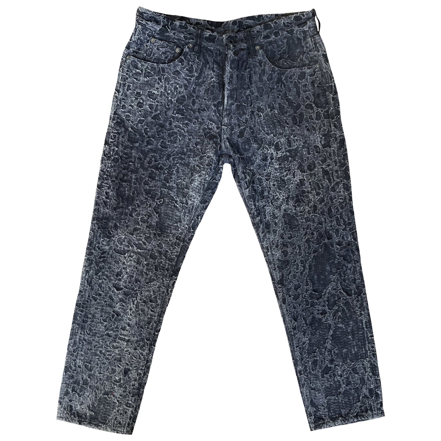 Boro Sashiko Distressed 501 Jeans - W34"