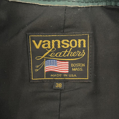 Vanson Leathers One Star Motorcycle Racer Jacket Japan Exclusive - S