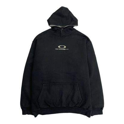 Vintage Oakley Fleece Lined Thick Hoodie, Size XXL | Oakley, Black